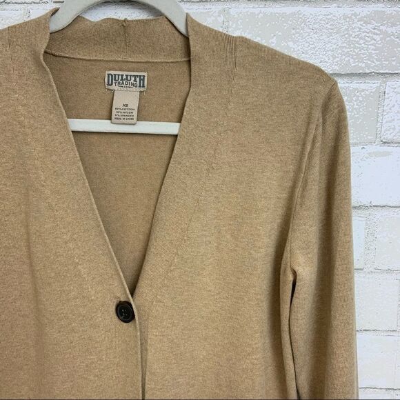 Duluth Trading Co. Long Striped Cardigan F13 - Picture 6 of 6